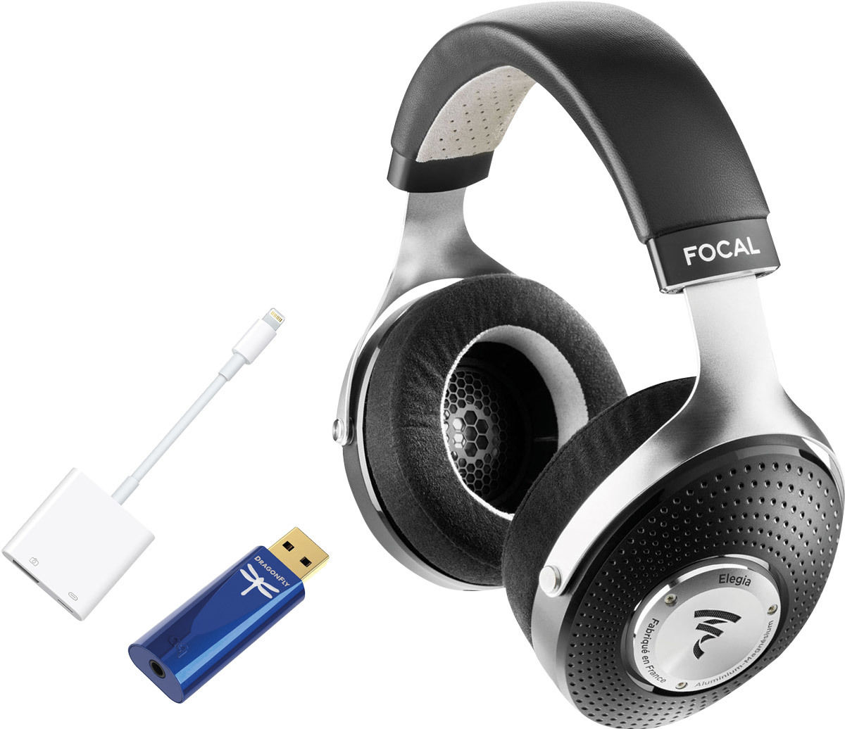 Casques hi-fi Focal Elegia + DragonFly Cobalt IOS