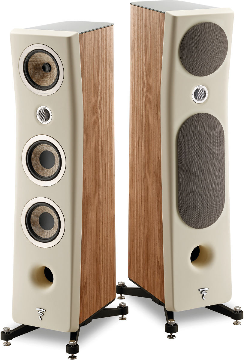 Enceintes colonne Focal Kanta N°2 Noyer / Ivoire