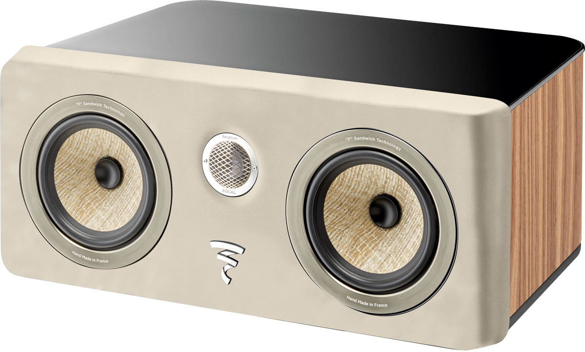 Enceintes centrales Focal Kanta Center Noyer / Ivoire