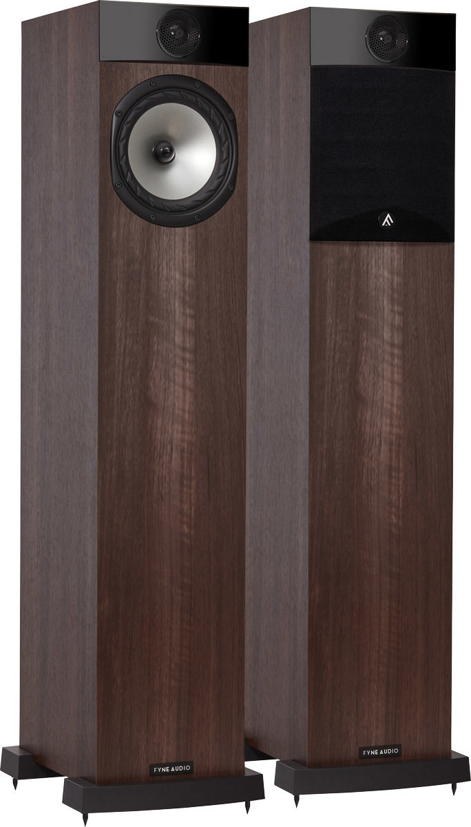 Enceintes colonne Fyne Audio F302 Noyer