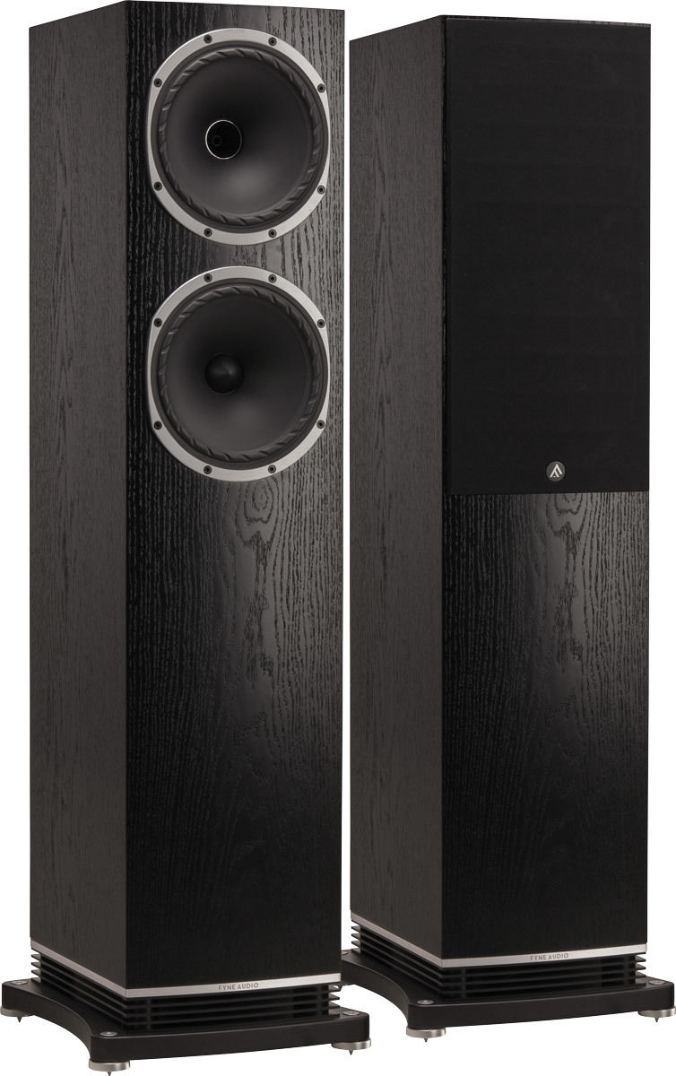 Enceintes colonne Fyne Audio F502 Bois noir