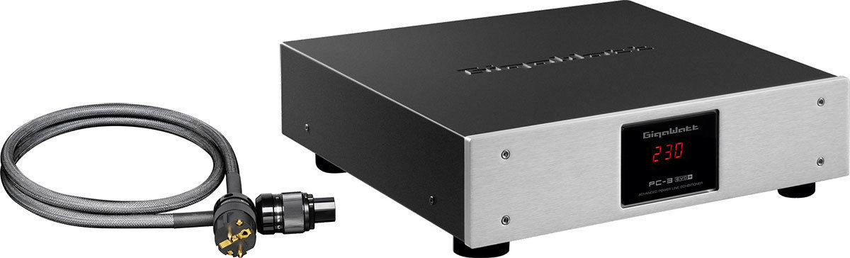 Conditionneurs secteur GigaWatt PC-3 EVO+ Noir avec câble LC-2 Evo (1,5 m)