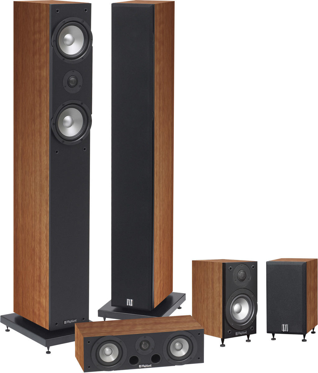 Packs d'enceintes grand spectacle Highland Audio Aingel 35 HC Noyer