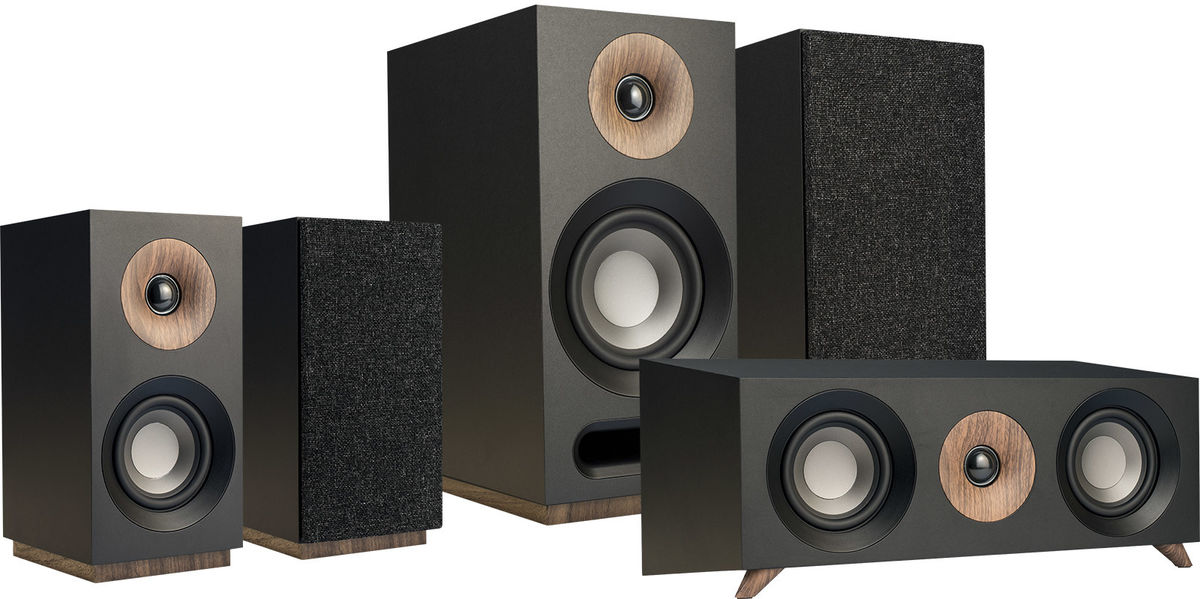 Packs d'enceintes compactes Jamo S803 HCS Bois noir
