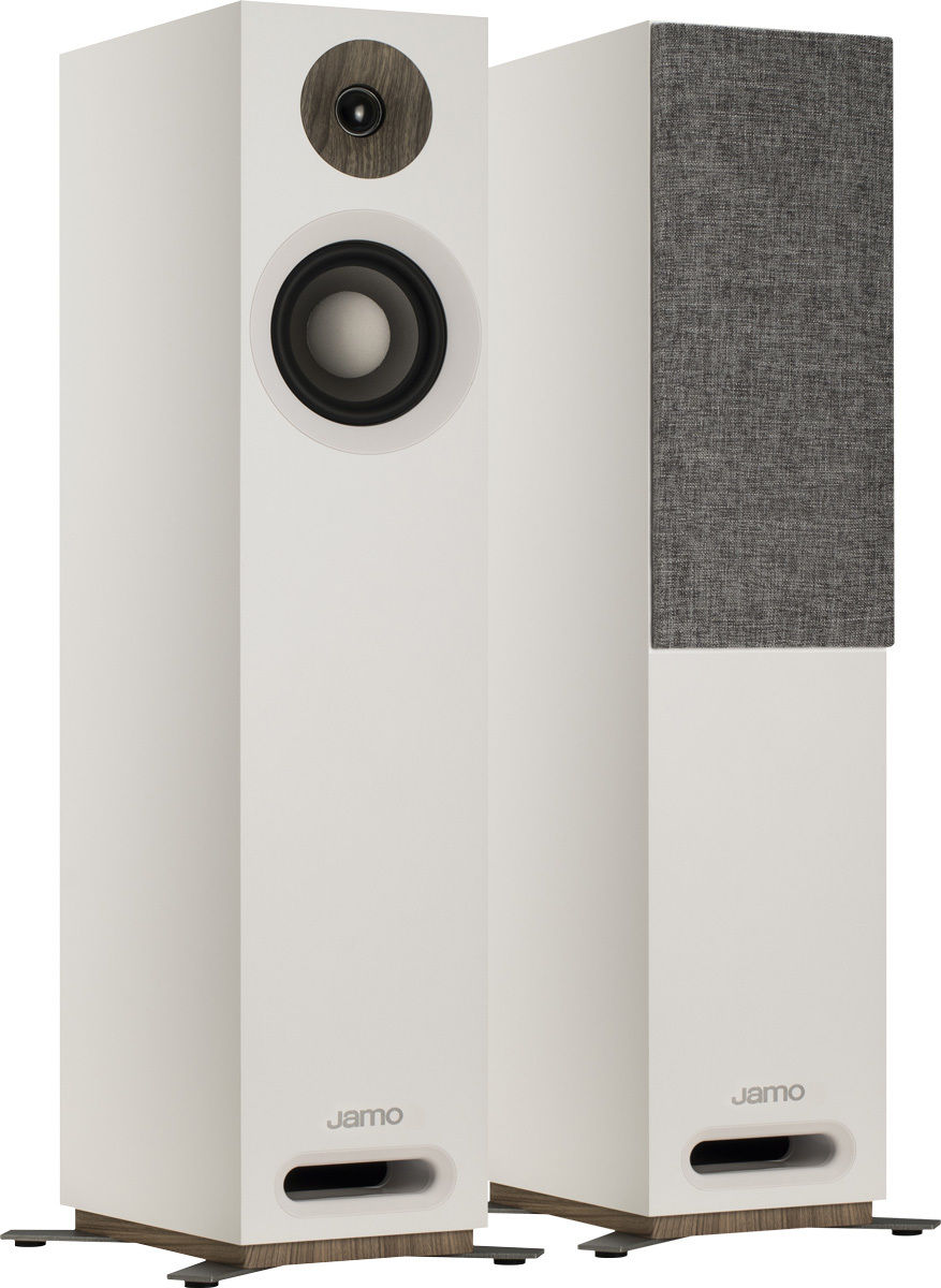 Enceintes colonne Jamo S805 Bois blanc