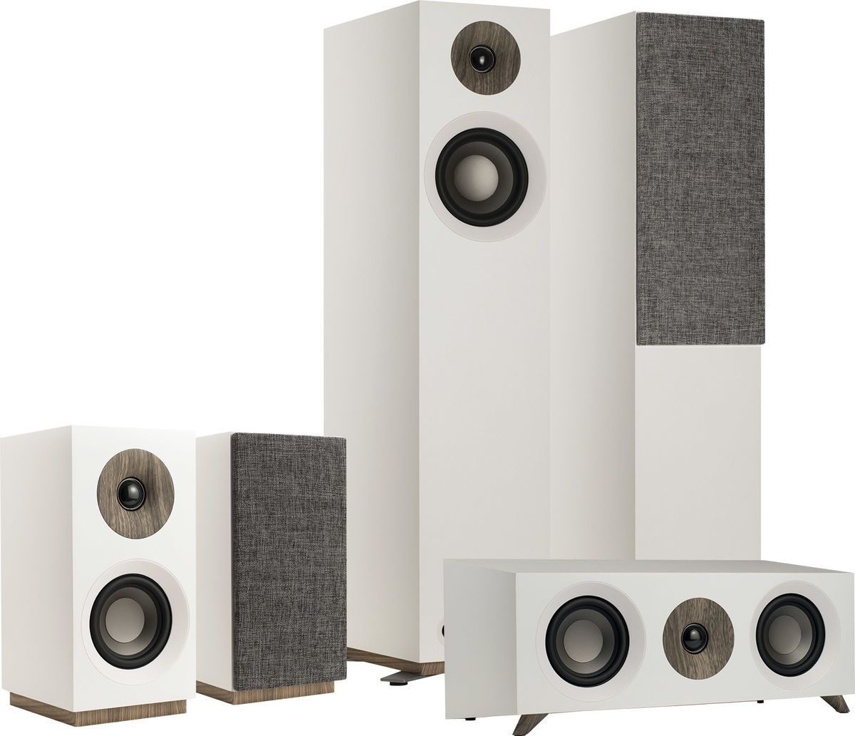 Packs d'enceintes grand spectacle Jamo S805 HCS Bois blanc