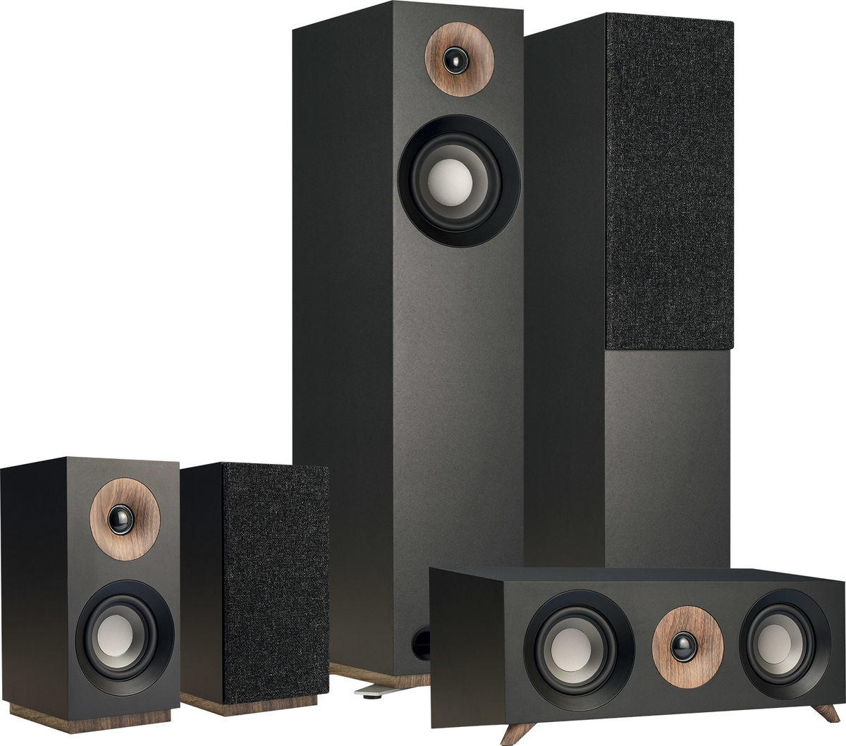 Packs d'enceintes grand spectacle Jamo S805 HCS Bois noir