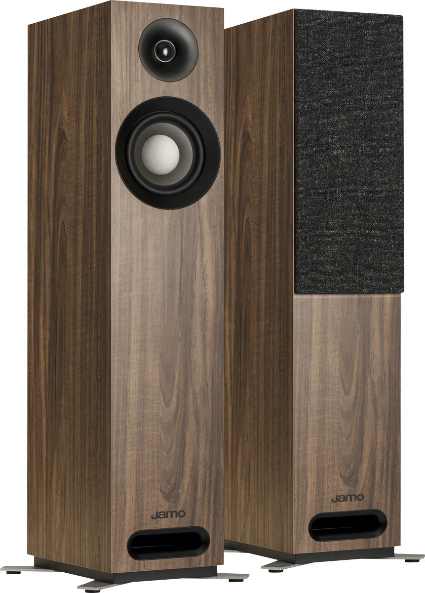 Enceintes colonne Jamo S805 Noyer