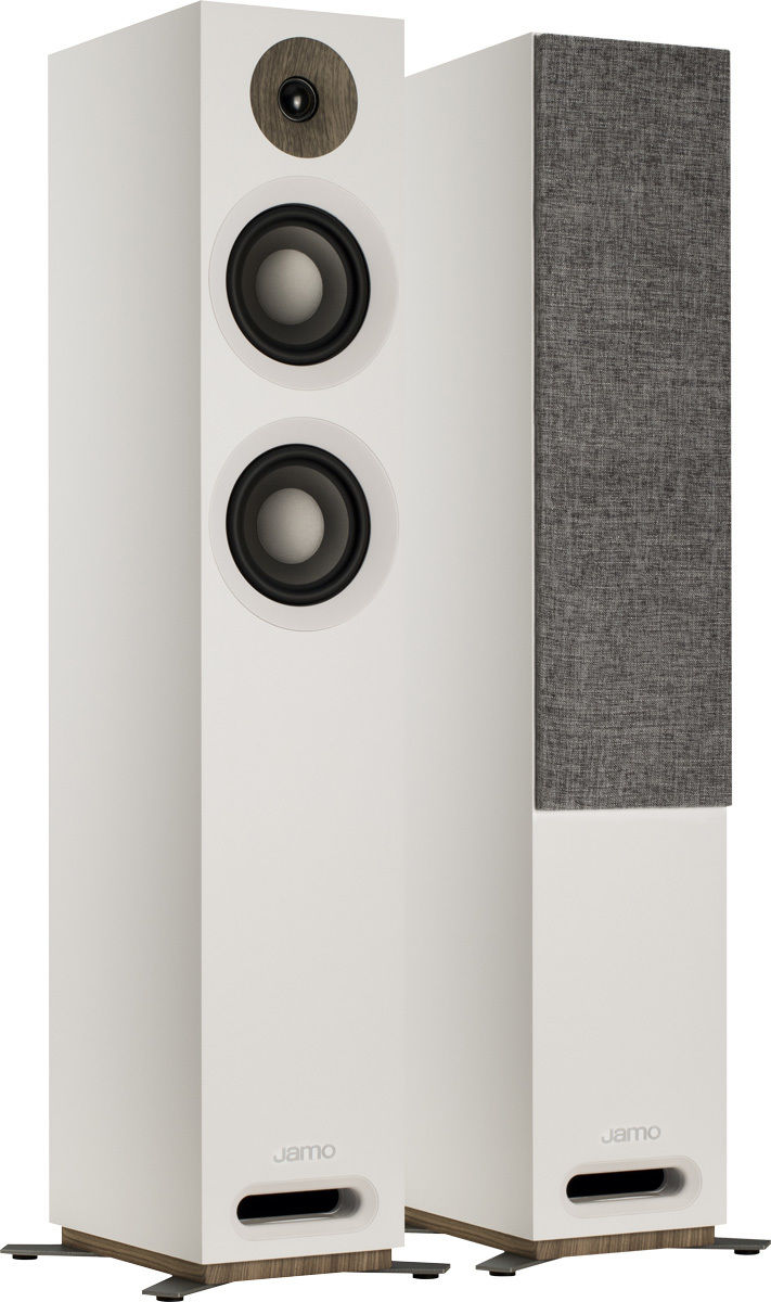 Enceintes colonne Jamo S807 Bois blanc