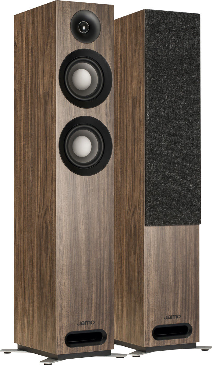 Enceintes colonne Jamo S807 Noyer