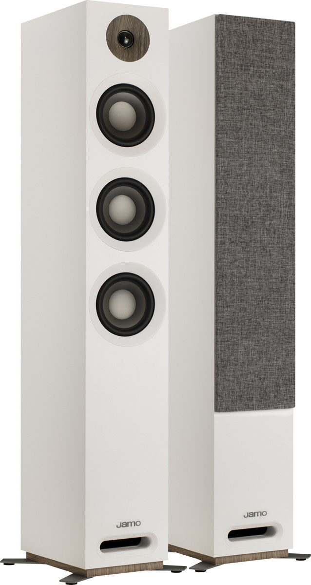 Enceintes colonne Jamo S809 Bois blanc