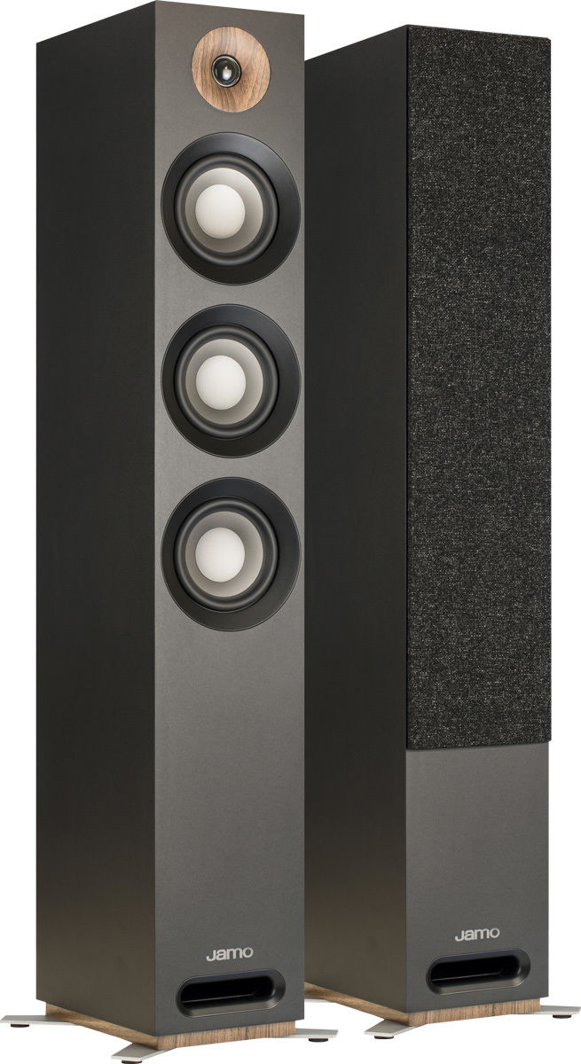 Enceintes colonne Jamo S809 Bois noir