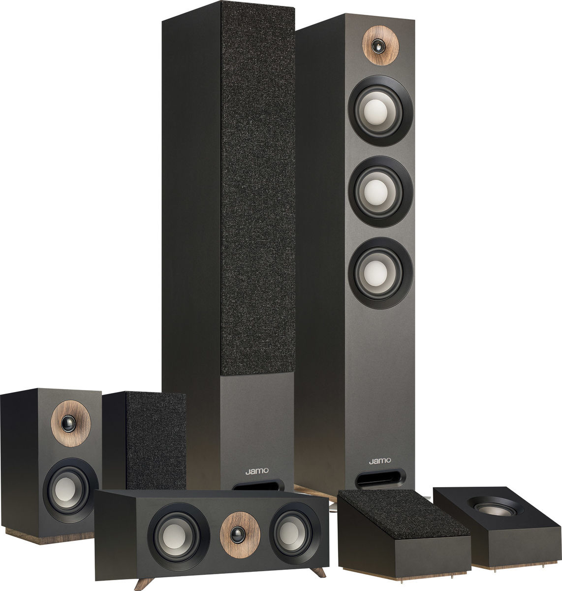 Packs d'enceintes grand spectacle Jamo S809 HCS 5.0.2 Bois noir