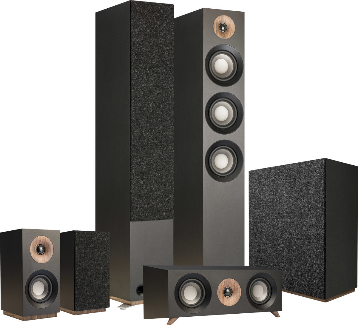 Packs d'enceintes grand spectacle Jamo S809 HCS 5.1 Bois noir