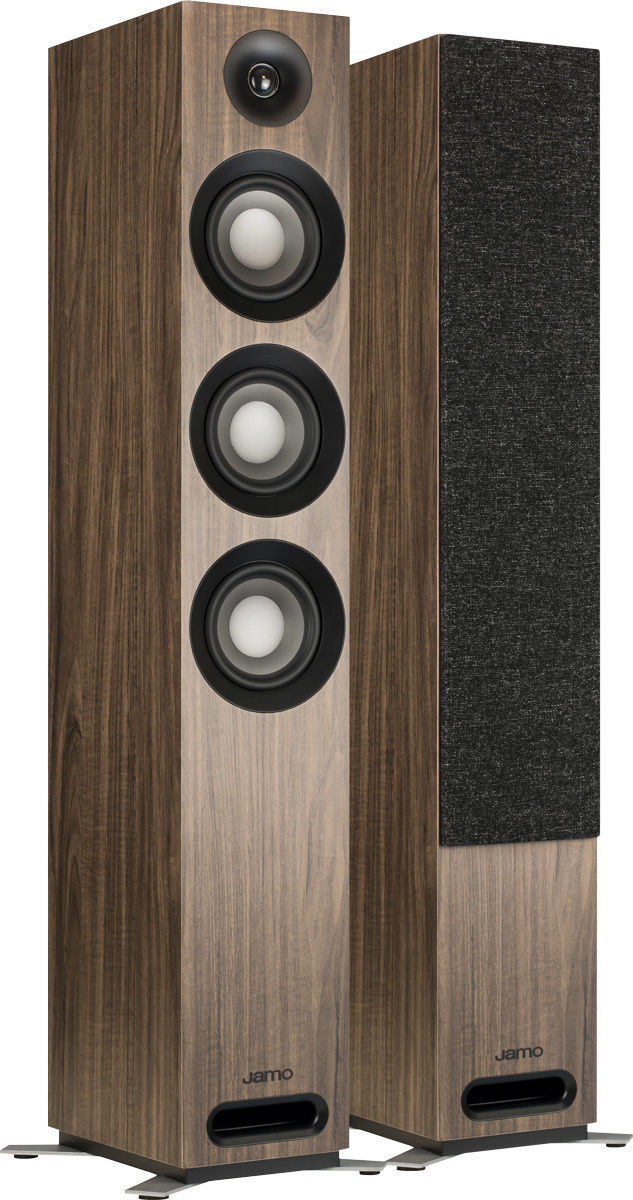 Enceintes colonne Jamo S809 Noyer