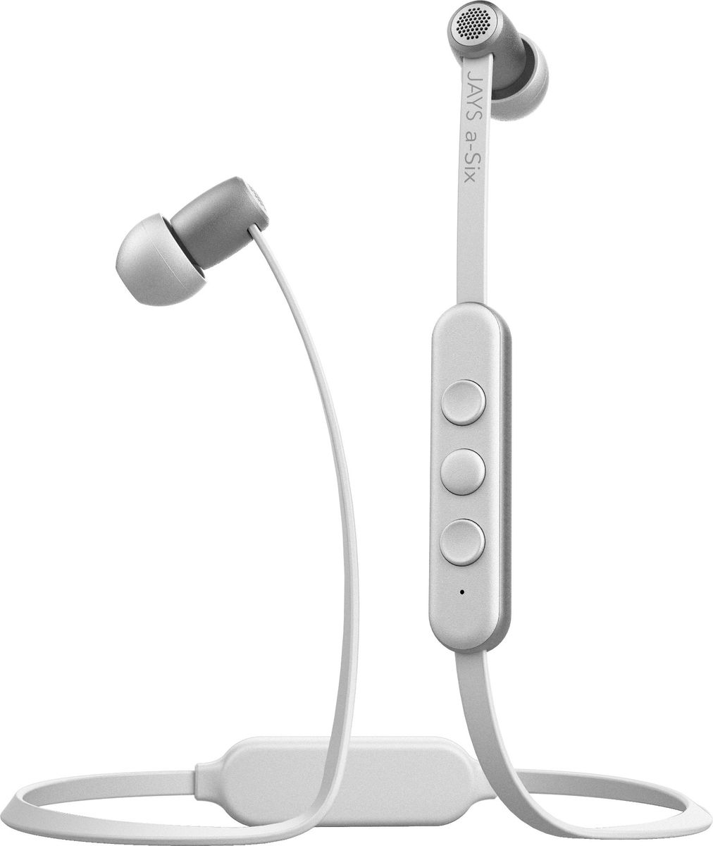 Écouteurs Bluetooth JAYS a-Six Wireless Blanc/Silver