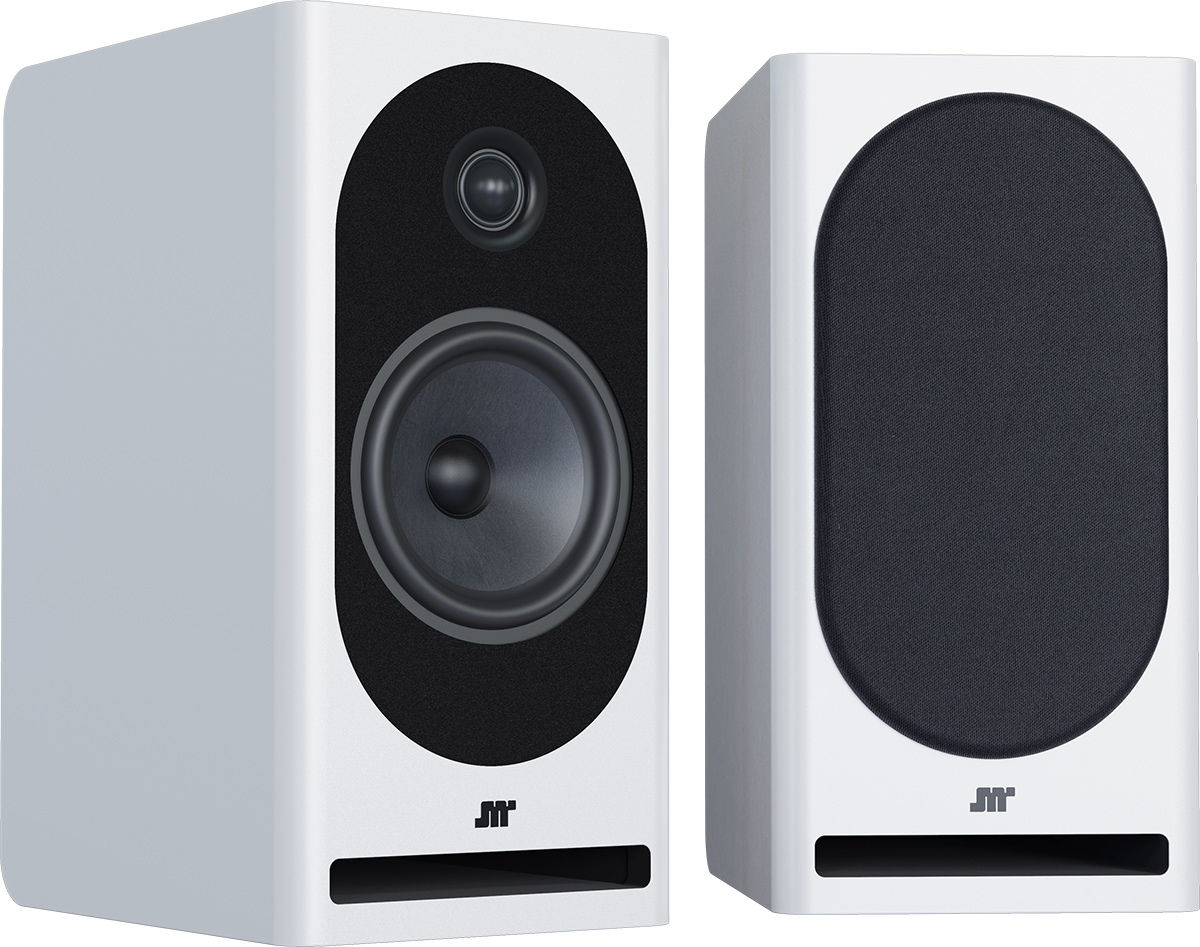 Enceintes compactes Jean-Marie Reynaud Bliss Jubilé Blanc satiné