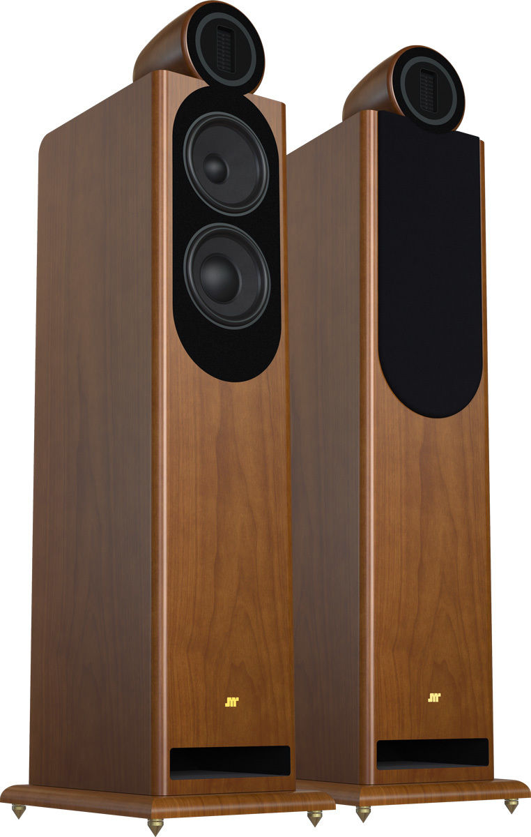 Enceintes colonne Jean-Marie Reynaud Orfeo Jubilé Aniégré Teinté