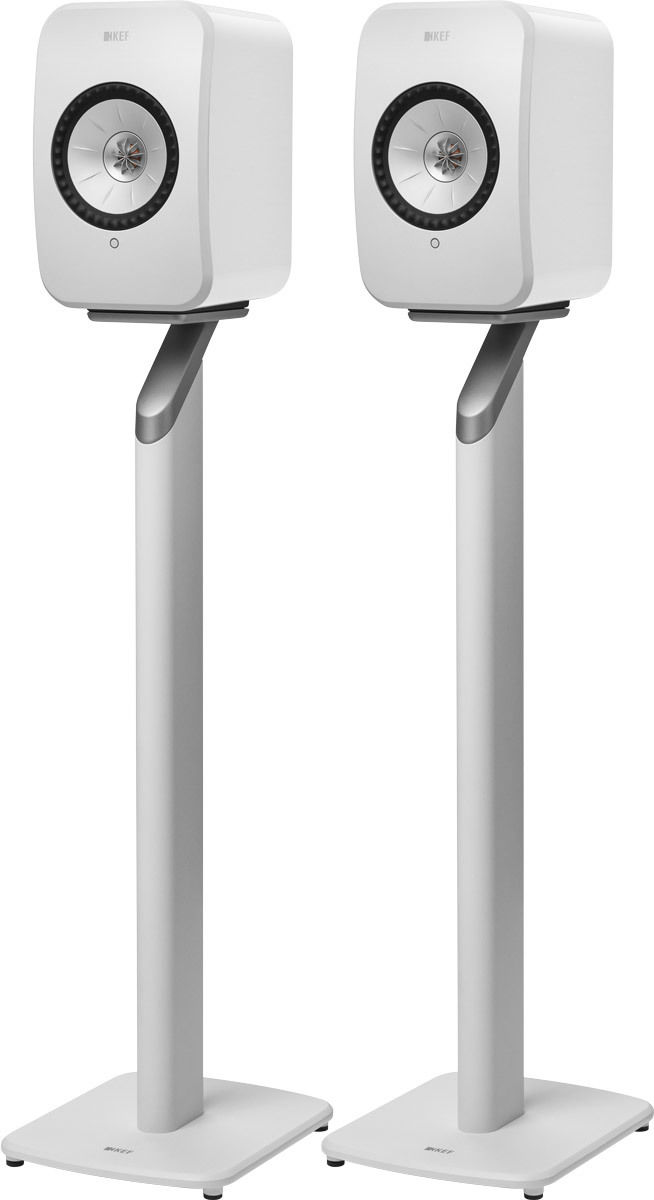 Enceintes connectées hi-fi KEF LSX Wireless Blanc + S1 Blanc (la paire)