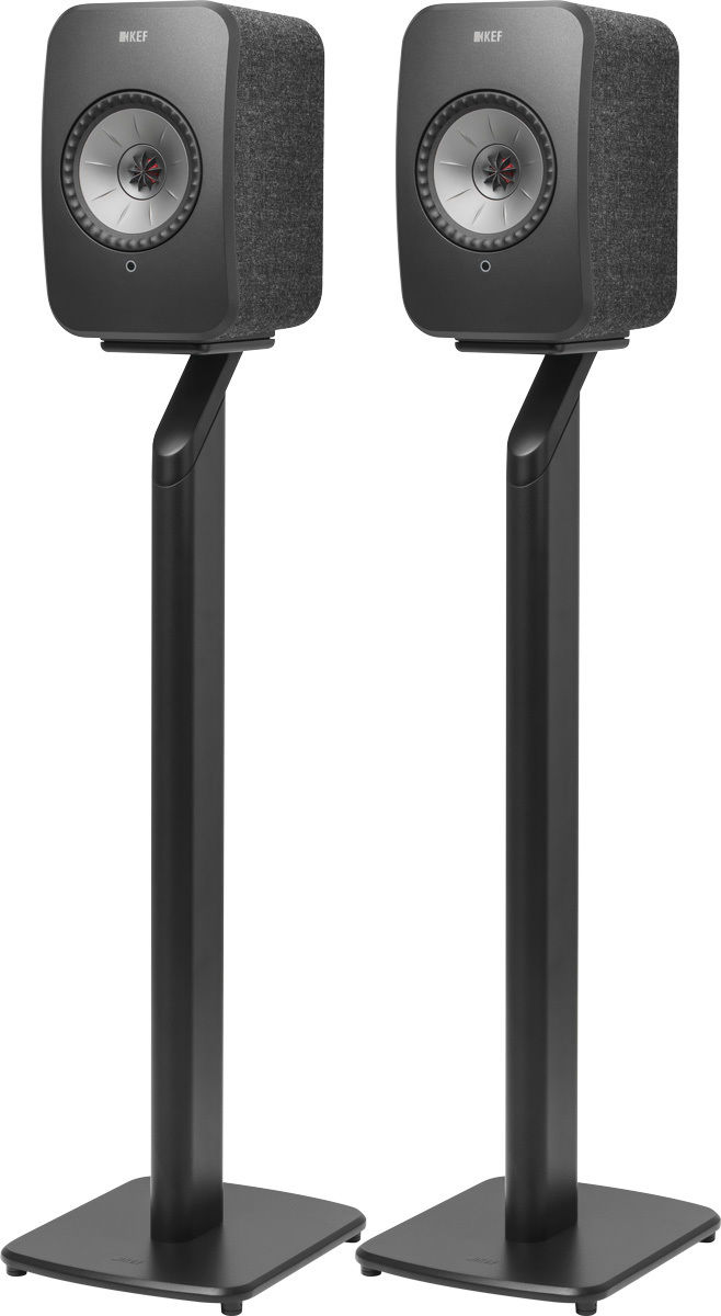 Enceintes connectées hi-fi KEF LSX Wireless Noir + S1 Noir (la paire)