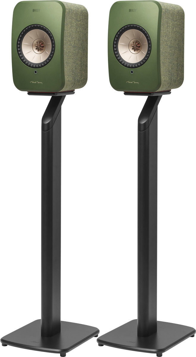 Enceintes connectées hi-fi KEF LSX Wireless Vert + S1 Noir (la paire)