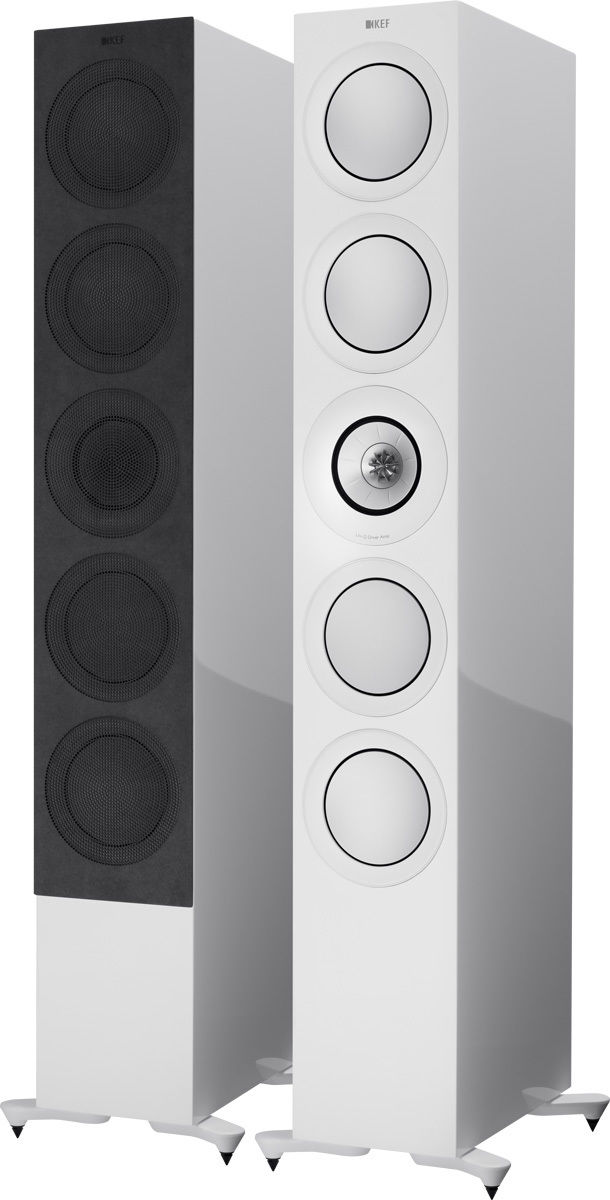 Enceintes colonne KEF R11 Blanc laqué