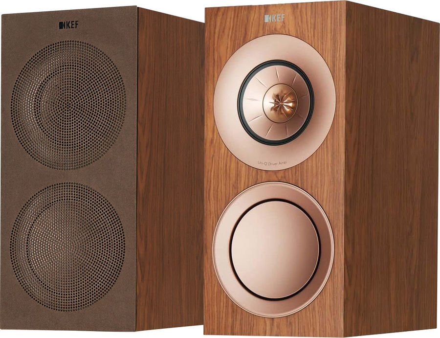 Enceintes compactes KEF R3 Noyer Clair