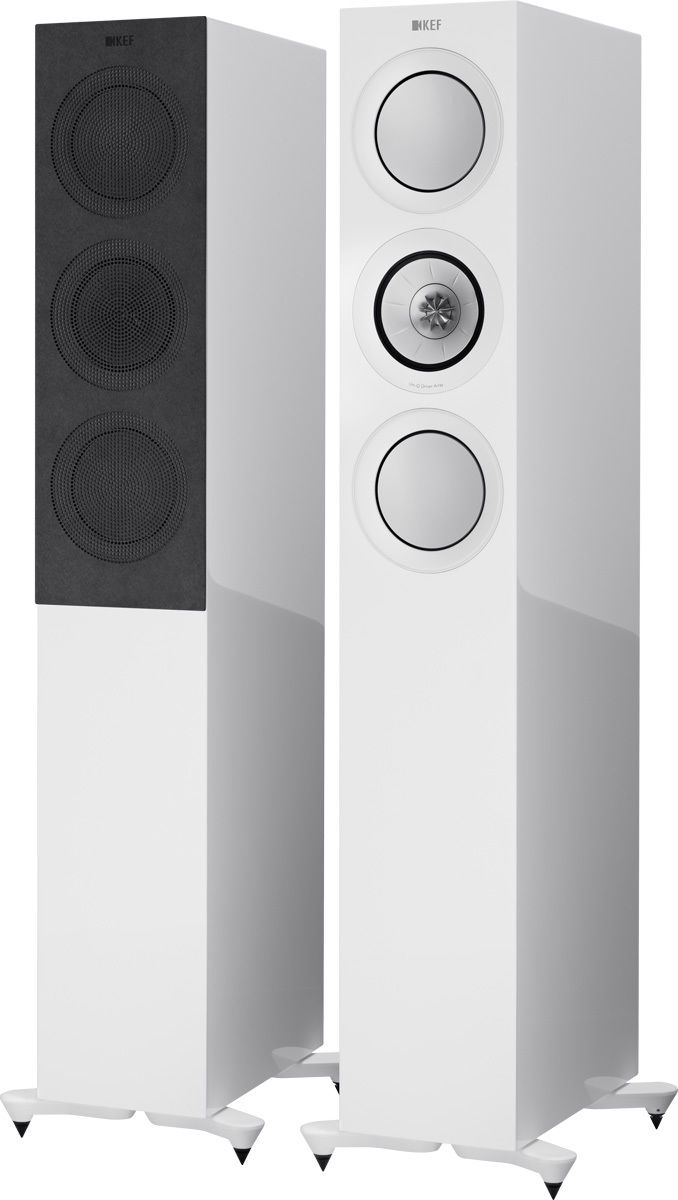 Enceintes colonne KEF R5 Blanc laqué