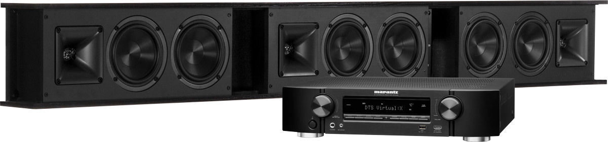 Barres de son Klipsch Heritage Theater Bar Noir + NR-1609 Noir