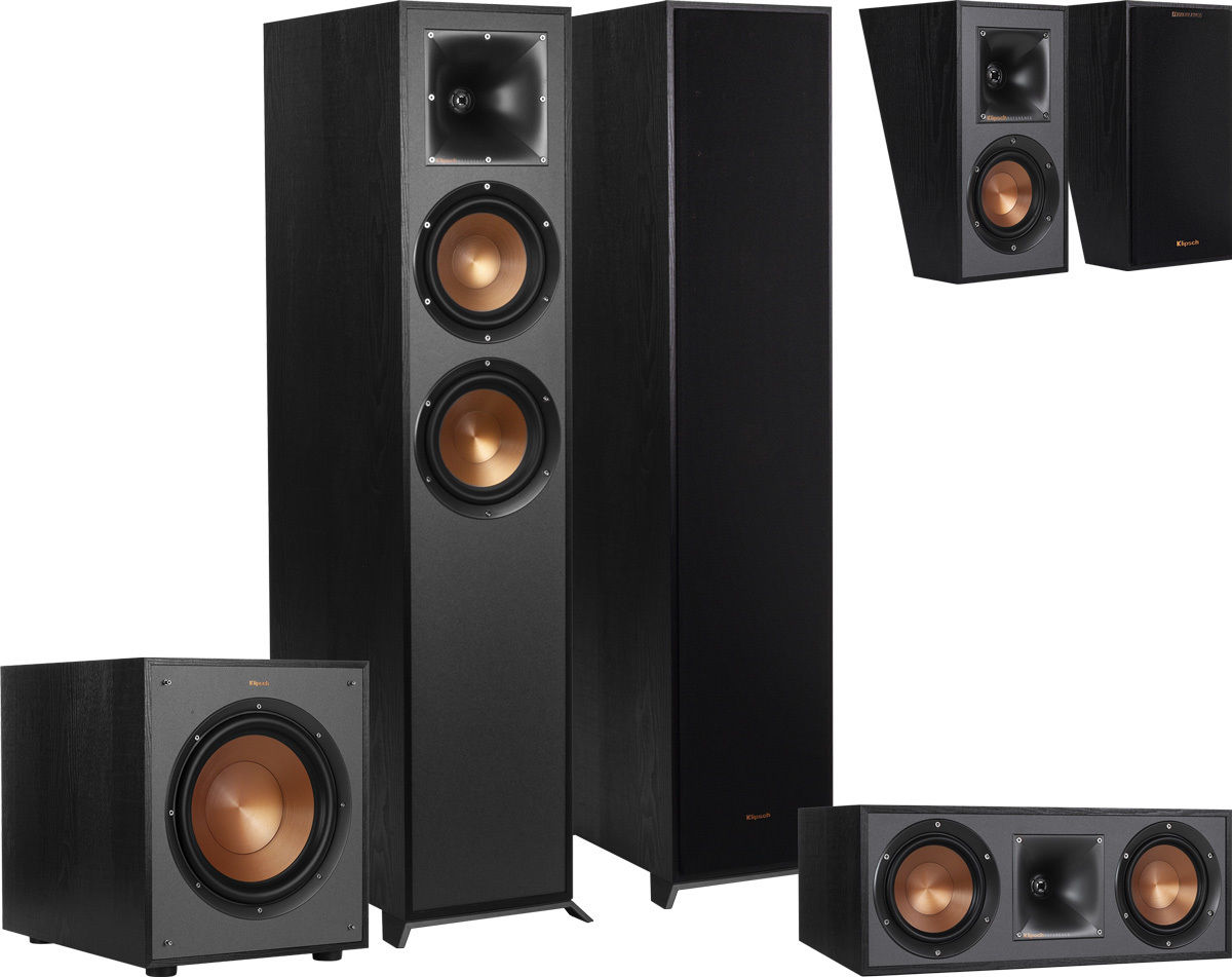 Packs d'enceintes grand spectacle Klipsch R-620F HCS 5.1