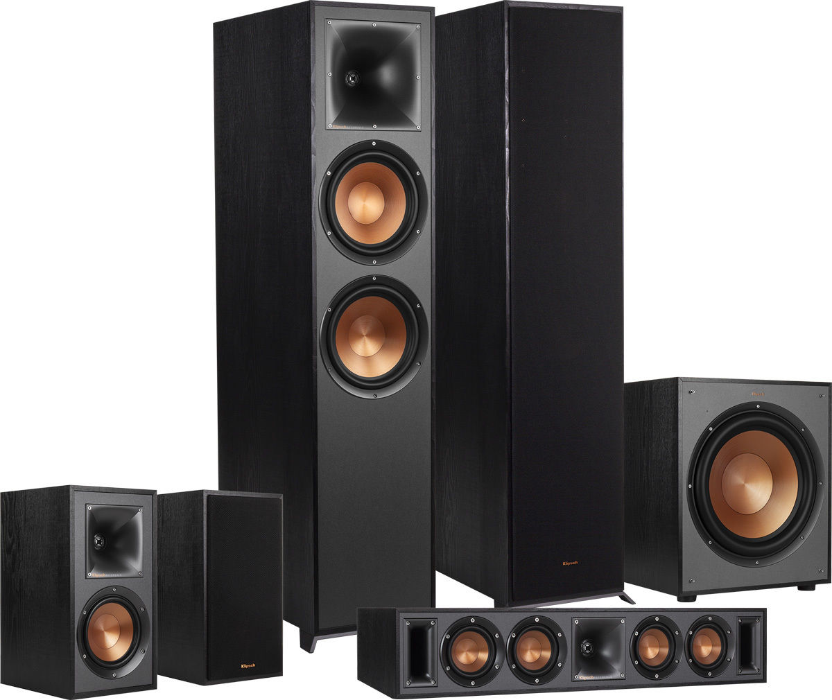 Packs d'enceintes grand spectacle Klipsch R-820F HCM 5.1