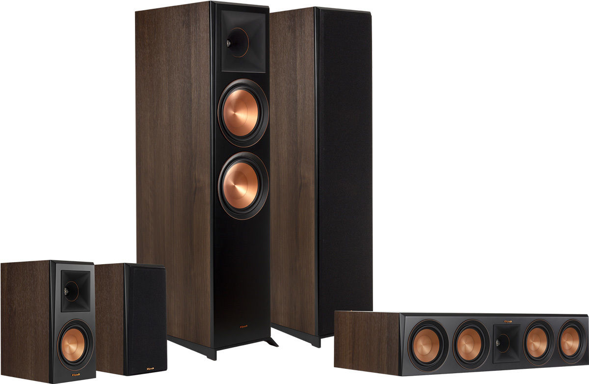 Packs d'enceintes grand spectacle Klipsch RP-8000F HCM 5.0 Noyer