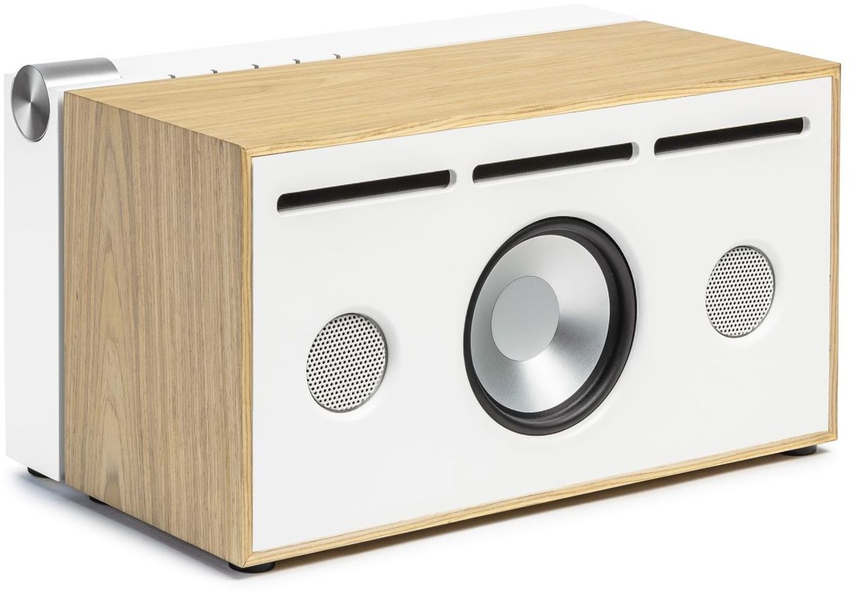 Enceintes connectées La Boite Concept PR / 01 Chêne & Blanc