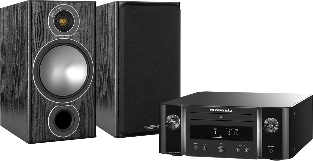 Amplis connectés Marantz Melody X M-CR612 Noir + Bronze 2 Noir