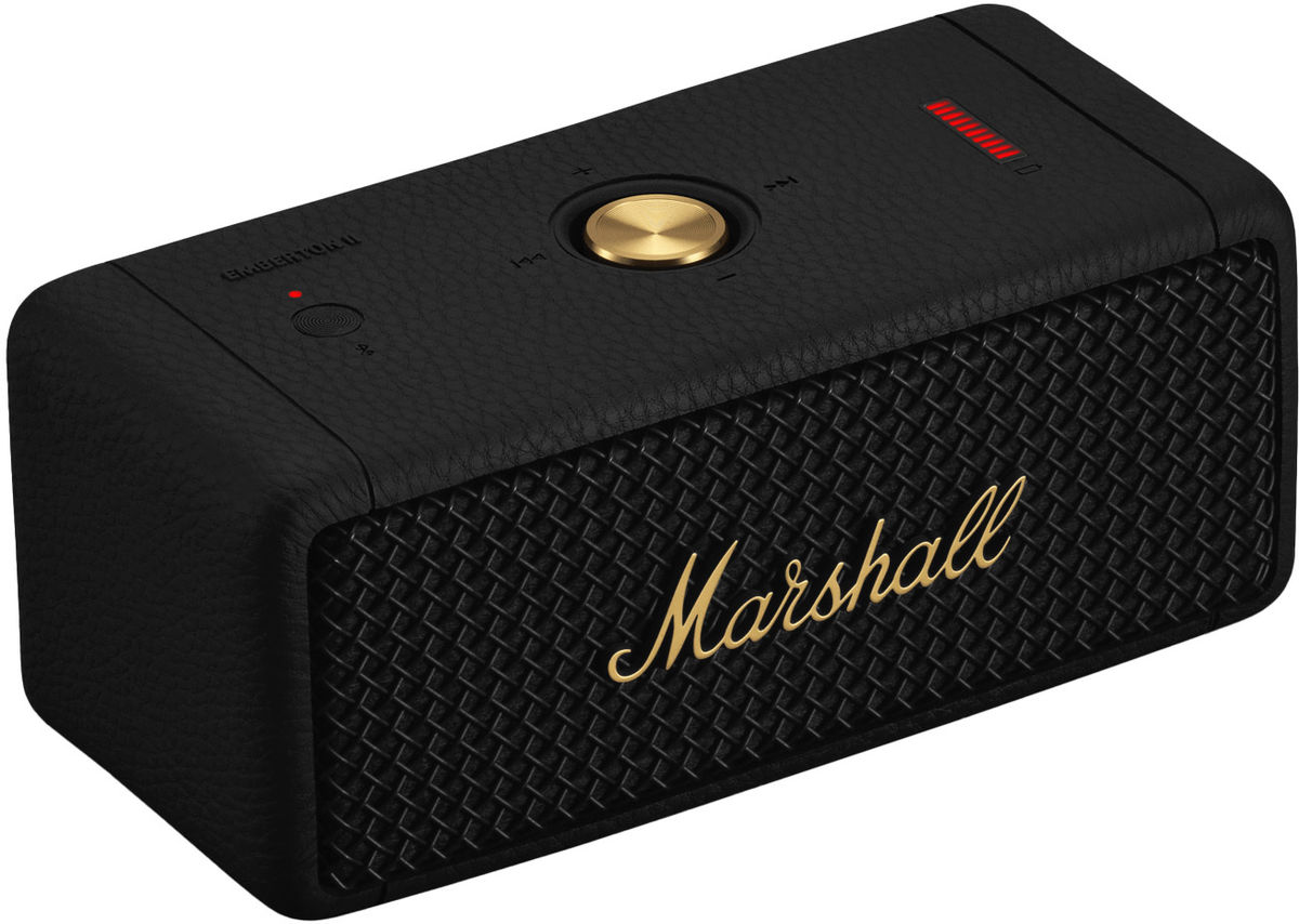 Marshall Emberton Ⅱ Marshall Emberton II Black and Brass - Son-Vidéo.com