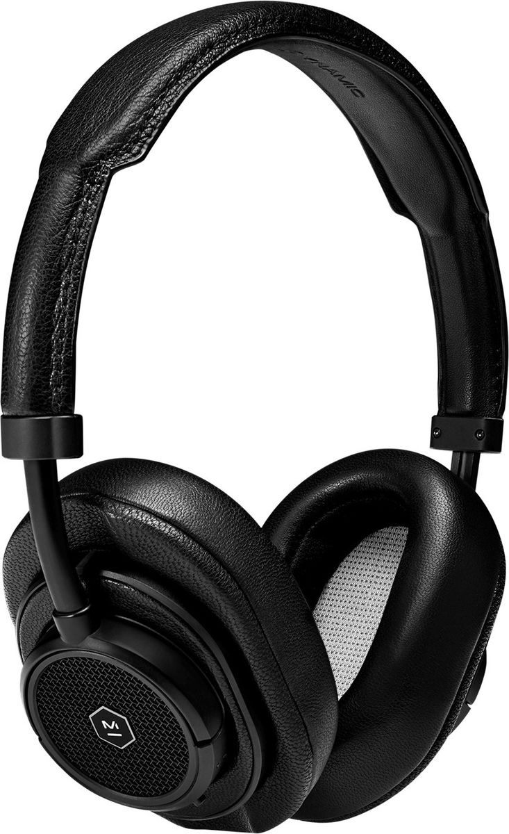 Casques Bluetooth Master & Dynamic MW50+ cuir Noir et métal Noir