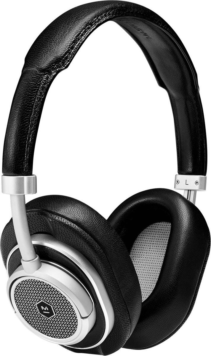 Casques Bluetooth Master & Dynamic MW50+ cuir Noir et métal Silver