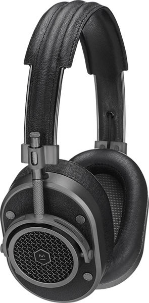 Casques hi-fi Master & Dynamic MH40 cuir Noir et Gunmetal