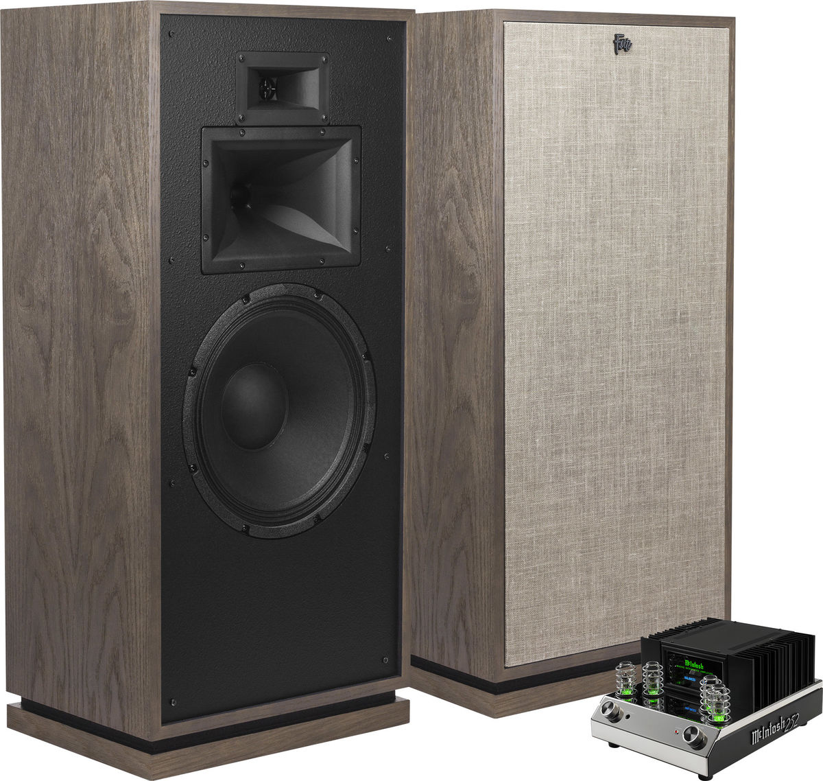 Chaînes composées McIntosh MA252 + Forte III Chêne vieilli