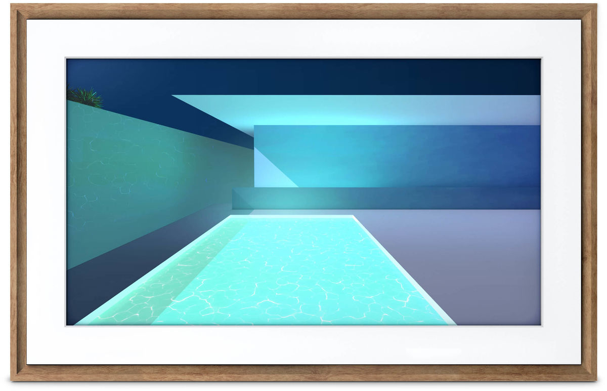 Accessoires home-cinéma Meural Canvas II 27, cadre bois foncé