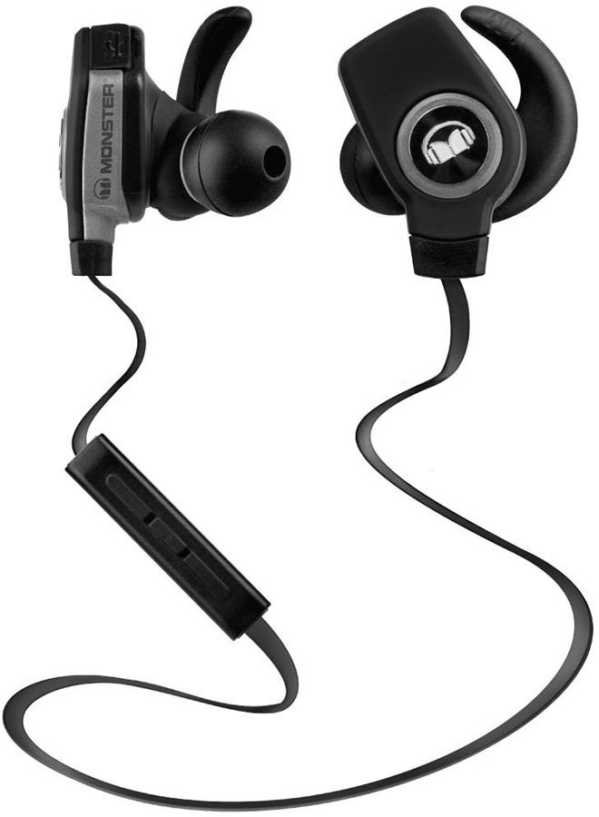 Écouteurs Bluetooth Monster iSport Superslim Noir