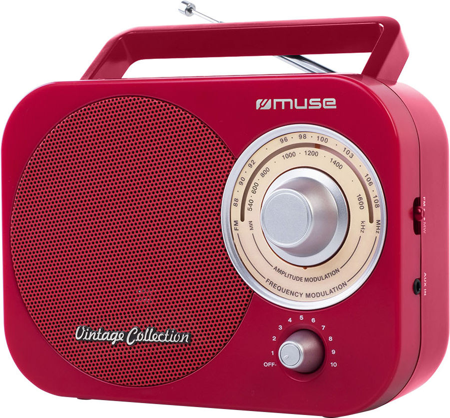 Radios portables Muse M-055 Rouge