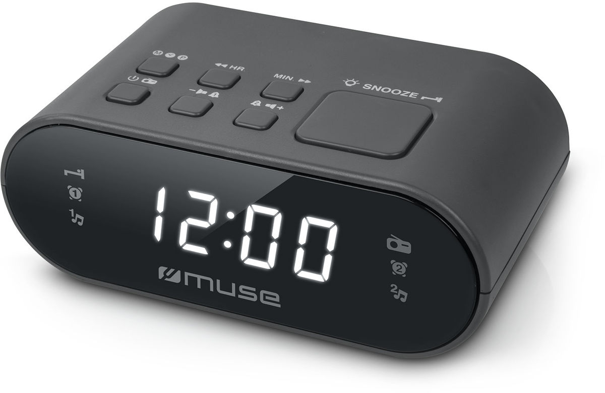 Radio-réveil Muse M-10 Noir