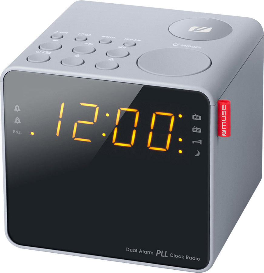 Radio-réveil Muse M-187 CLG Gris
