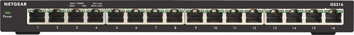 Commutateurs Netgear GS316-100PES
