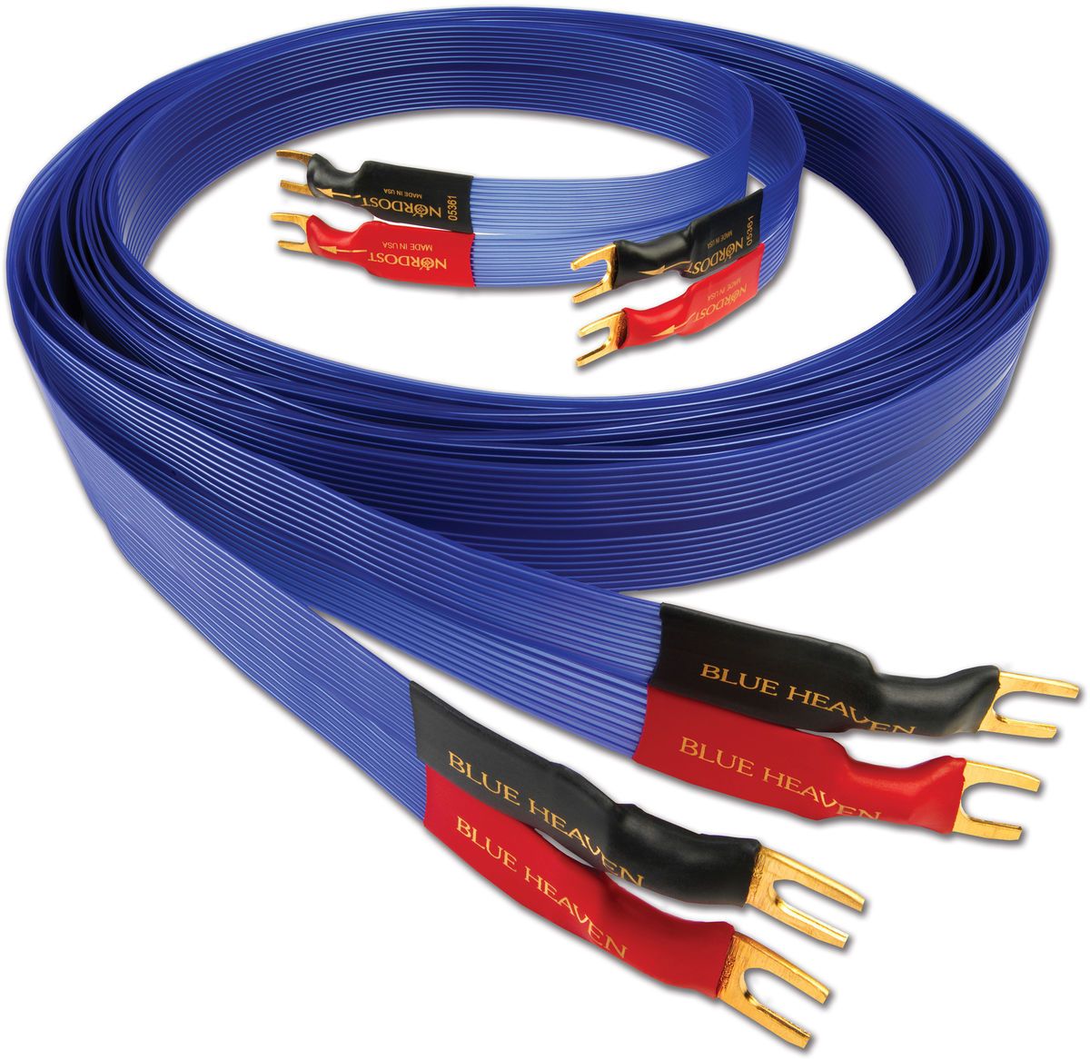 Câbles d'enceintes montés Nordost LS Blue Heaven Fourches (2 m)