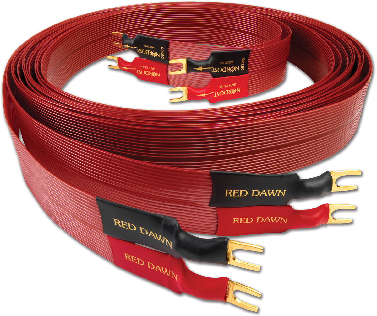 Câbles d'enceintes montés Nordost LS Red Dawn Fourches (2 m)