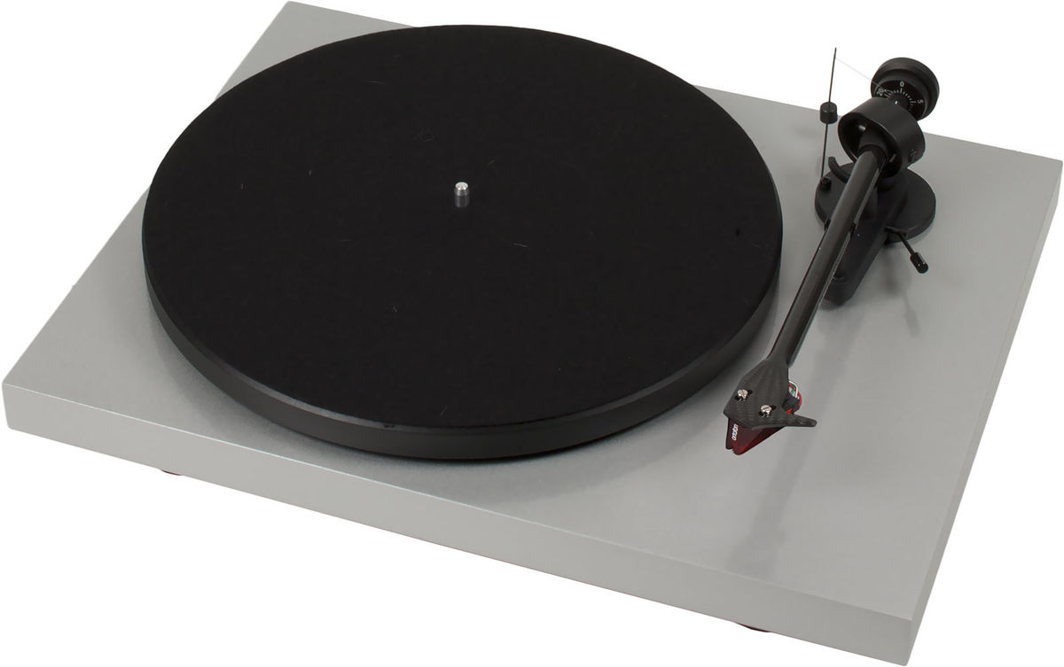 Platines vinyle hi-fi Pro-Ject Debut Carbon 2M Red Gris clair laqué