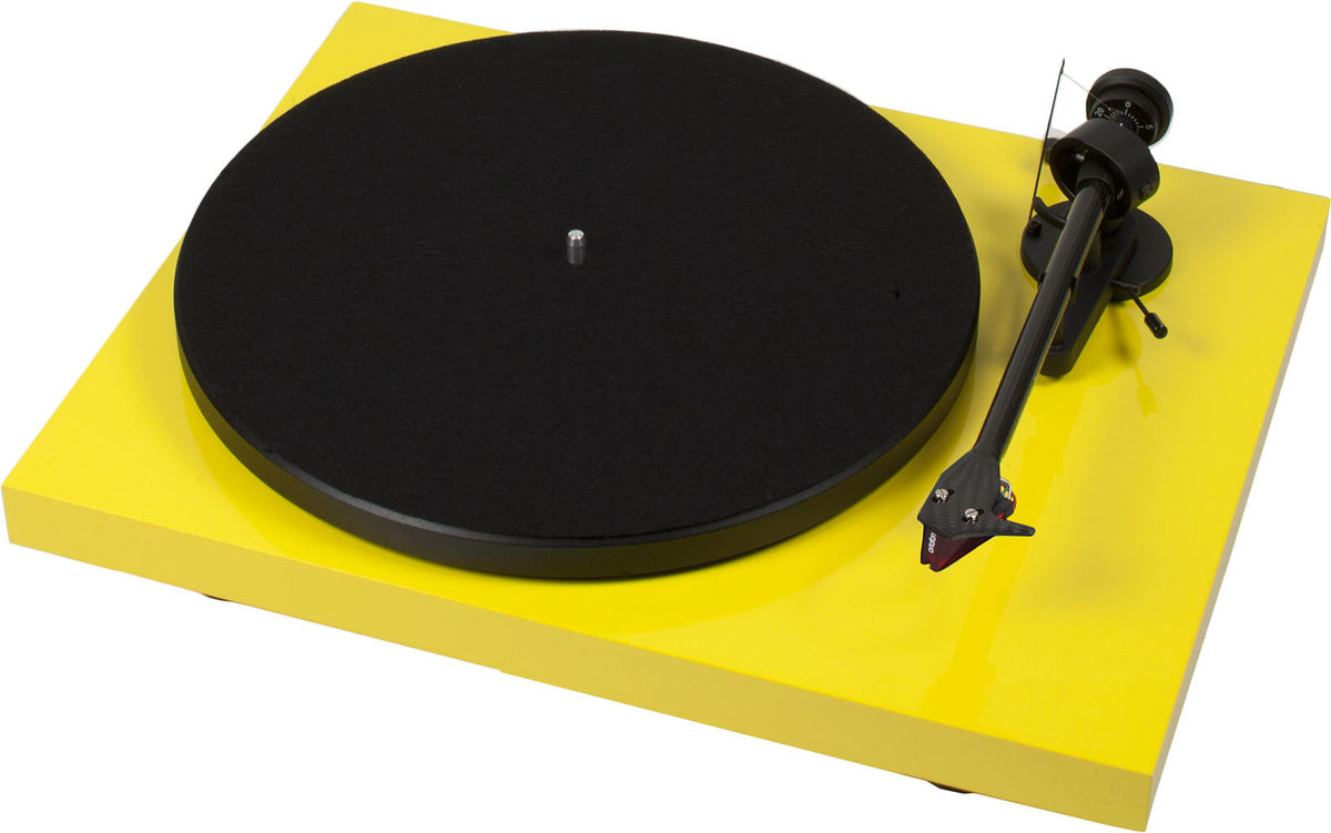 Platines vinyle hi-fi Pro-Ject Debut Carbon 2M Red Jaune laqué
