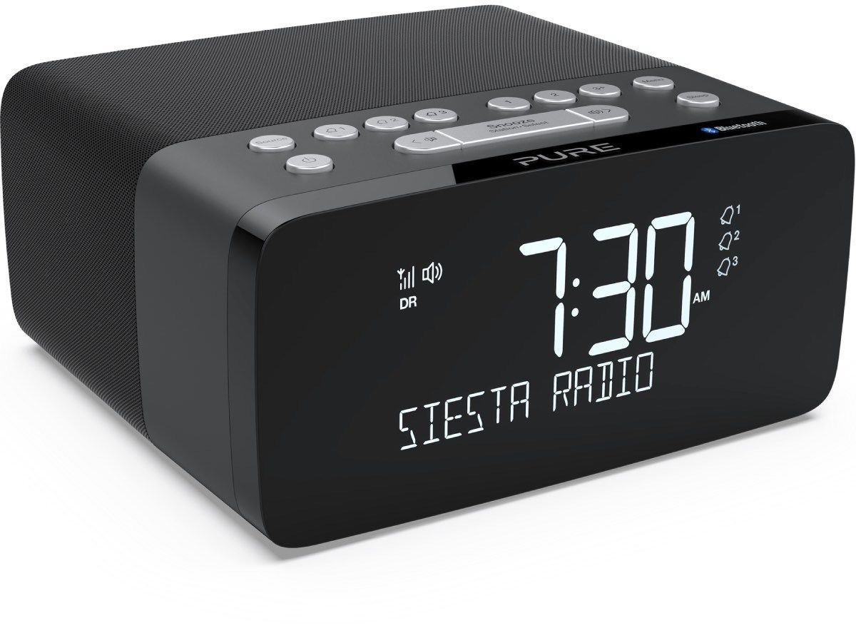 Radio-réveil Pure Siesta Charge Gris foncé (Graphite)